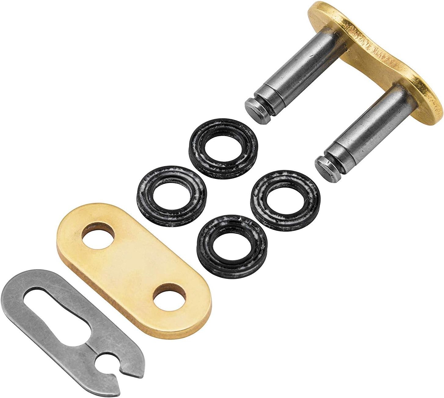 DID (520ATV2-FJ-TFC-CL) Gold High Performance X-Ring ATV Clip Type Connecting Li