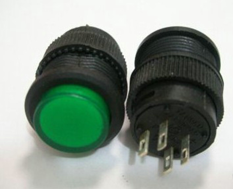 1pcs,Locking Green Light 3v Led Off/On 250v Switch