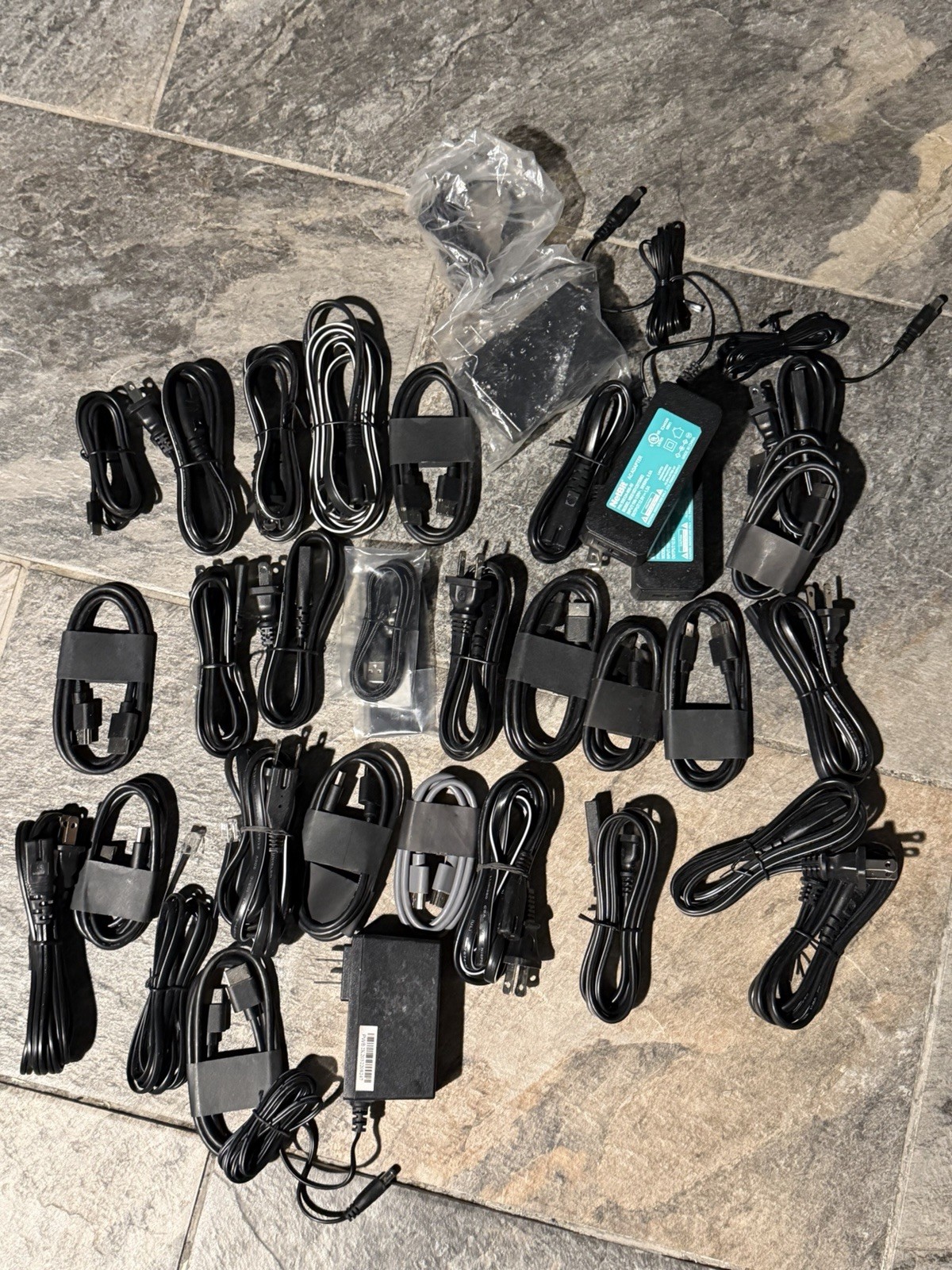 Mixed Lot Universal USB Cable Lot – Assorted Cables and Power Cords