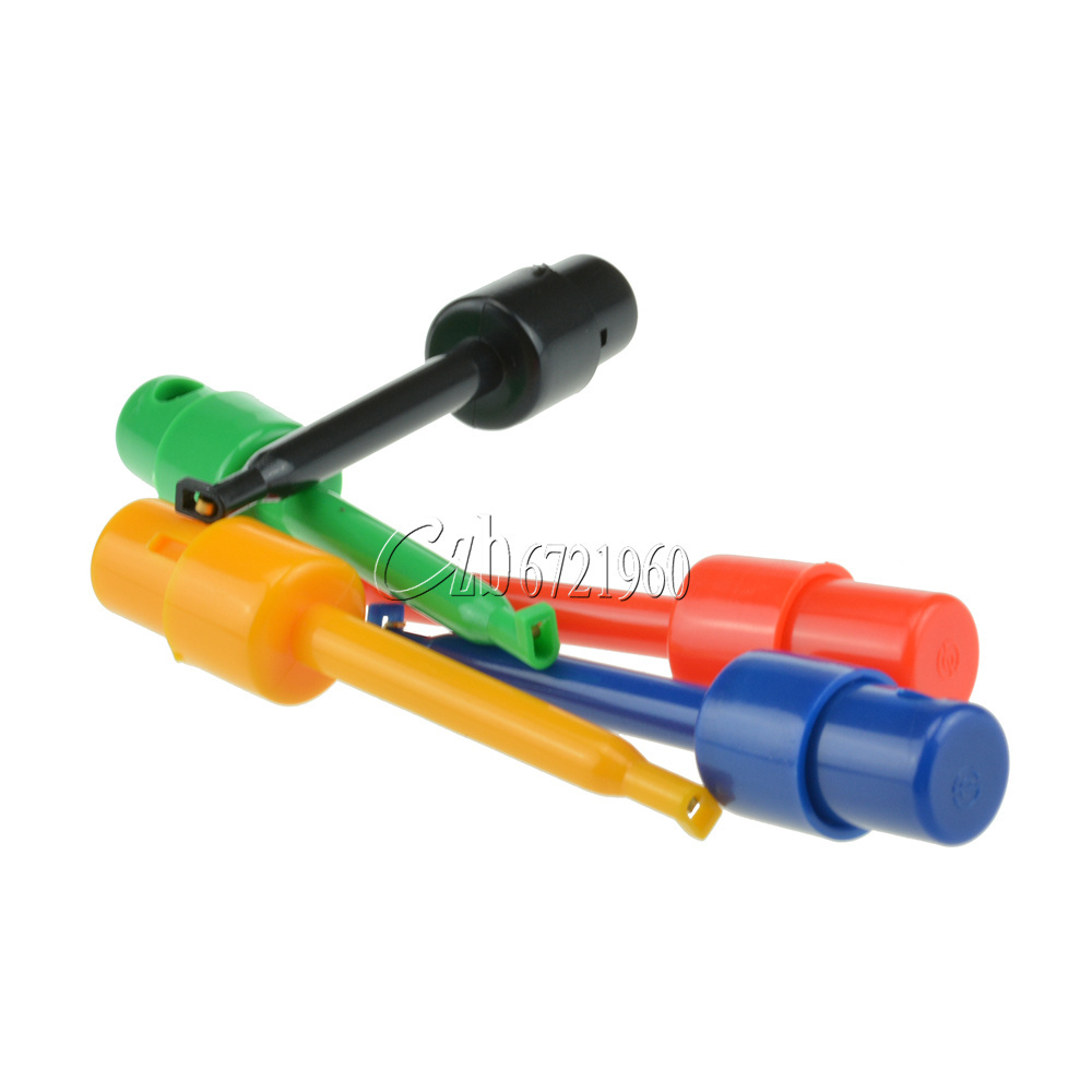 50PCS Lead Wire Kit Test Hook Clip Grabbers Test Probe SMT/SMD