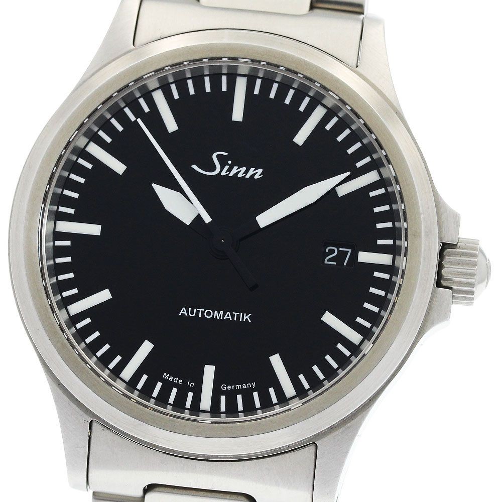 Sinn Watch 556.M Date Automatic Black Dial 38mm Stainless Steel w/Warranty Card