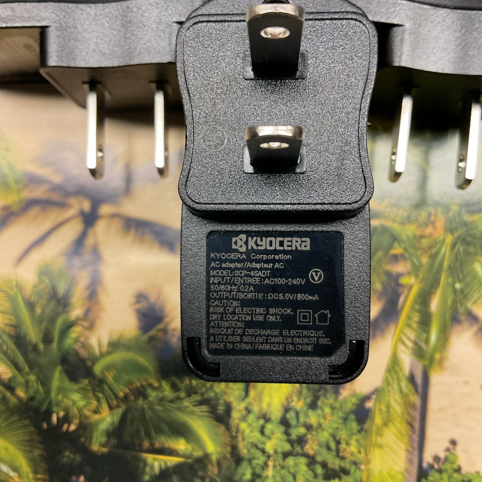 LOT OF 5 GENUINE OEM Kyocera SCP-45ADT AC Adapter – Black 5V 800mA ADAPTER ONLY
