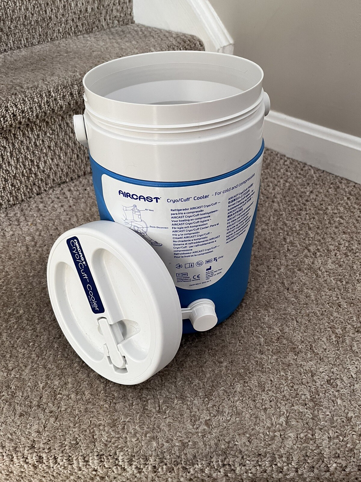 AIRCAST Cryo/Cuff CryoCuff Cooler – COOLER ONLY #2125 – Very Clean Ready To Use