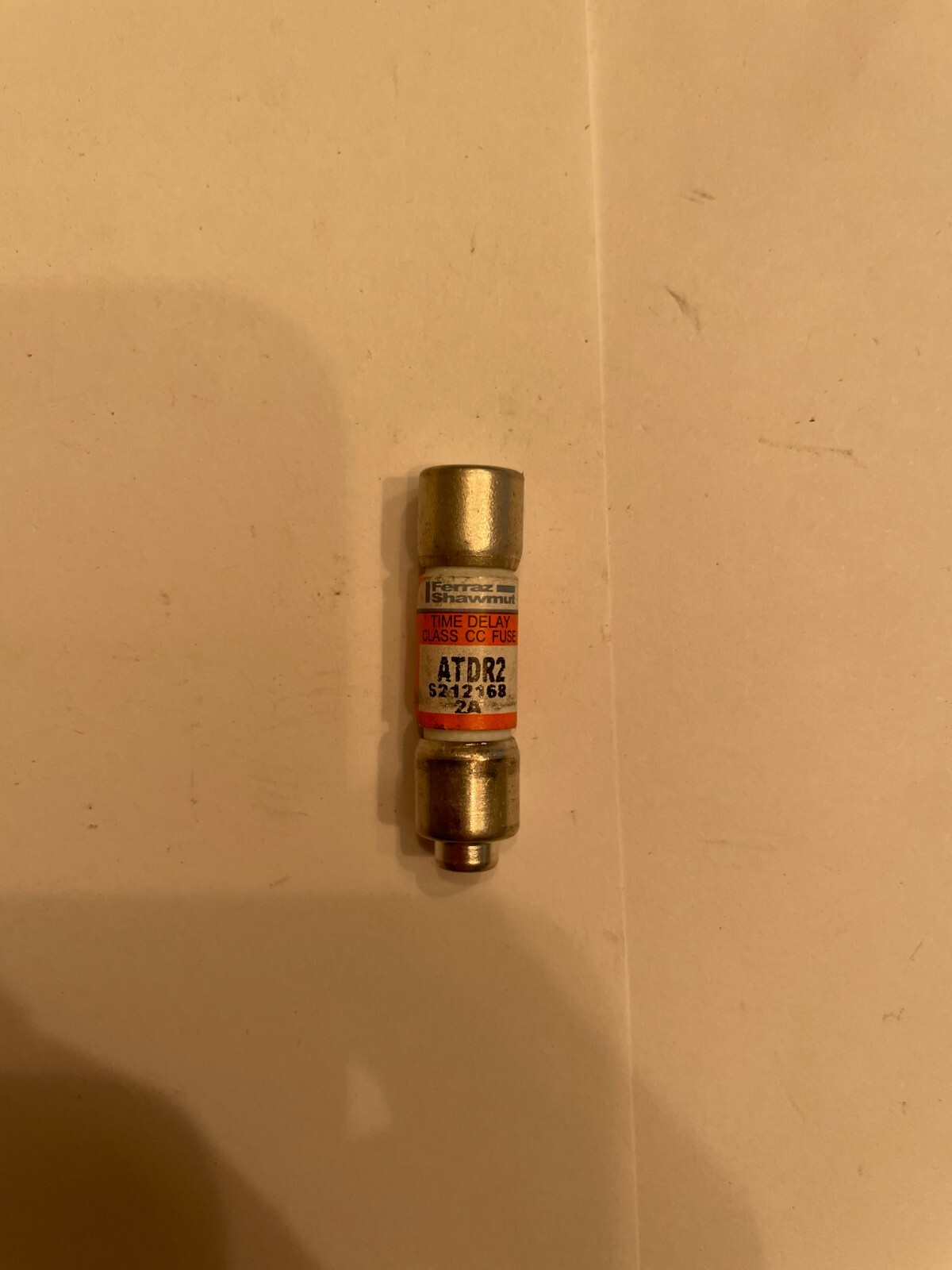 ORIGINAL Ferraz Shawmut ATDR30 ATDR-2 (2 Amp) 600VAC TIME DELAY Class CC Fuse
