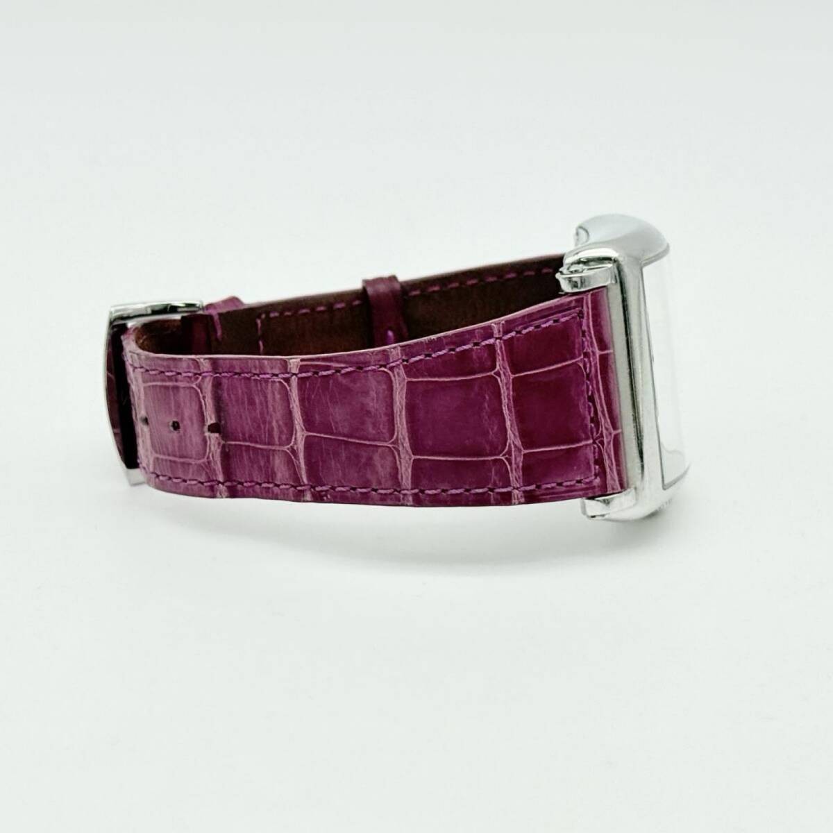 FRANCK MULLER Watch Master Square 86 6002HQZ Silver Quartz Leather Women Working