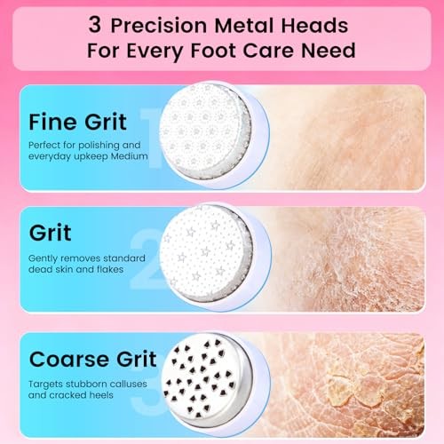 Wireless Electric Foot File – Callus Remover Tool for Feet, Rechargeable