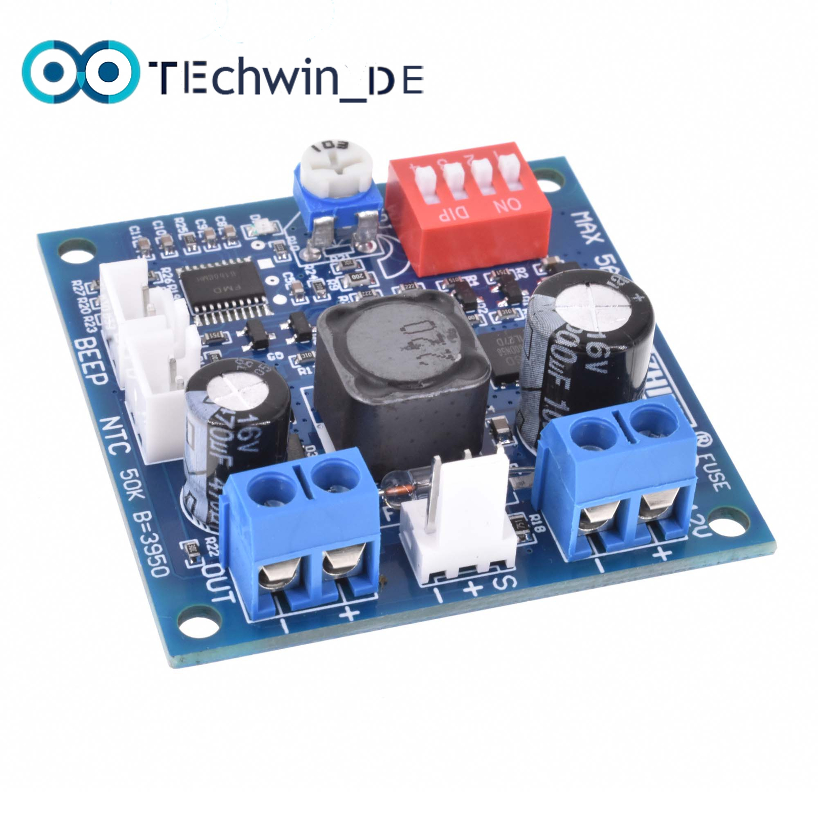 DC 12V 5A PWM PC CPU Fan Speed Controller Temperature Control Board