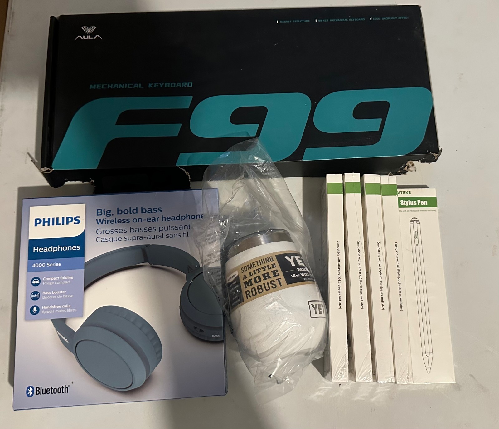 Mixed Electronic Devices; Keyboard, Stylus Pens, Headset/Headphones