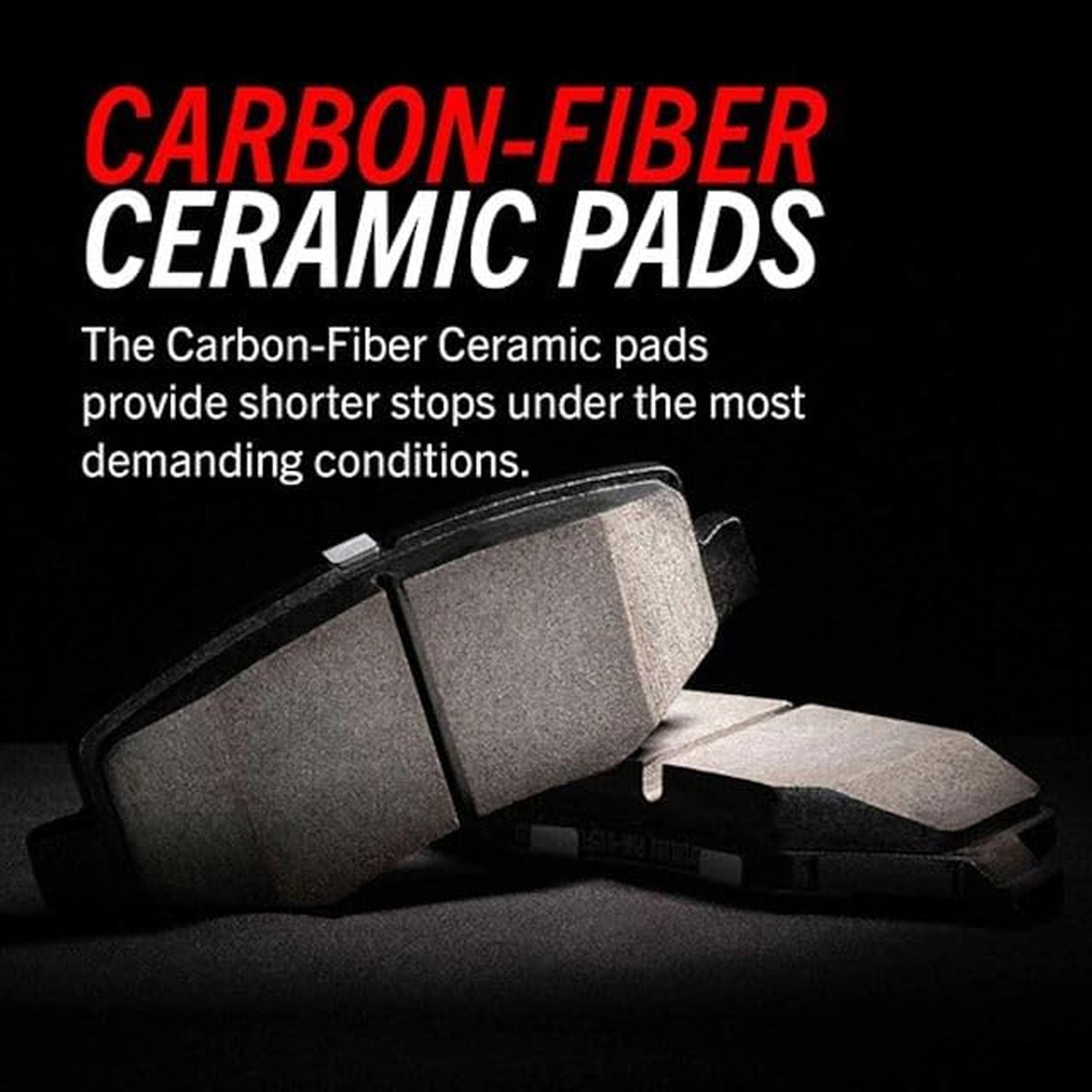 Power Stop Z26-1049 Z26 Extreme Performance Carbon-Ceramic Front Brake Pad Se…