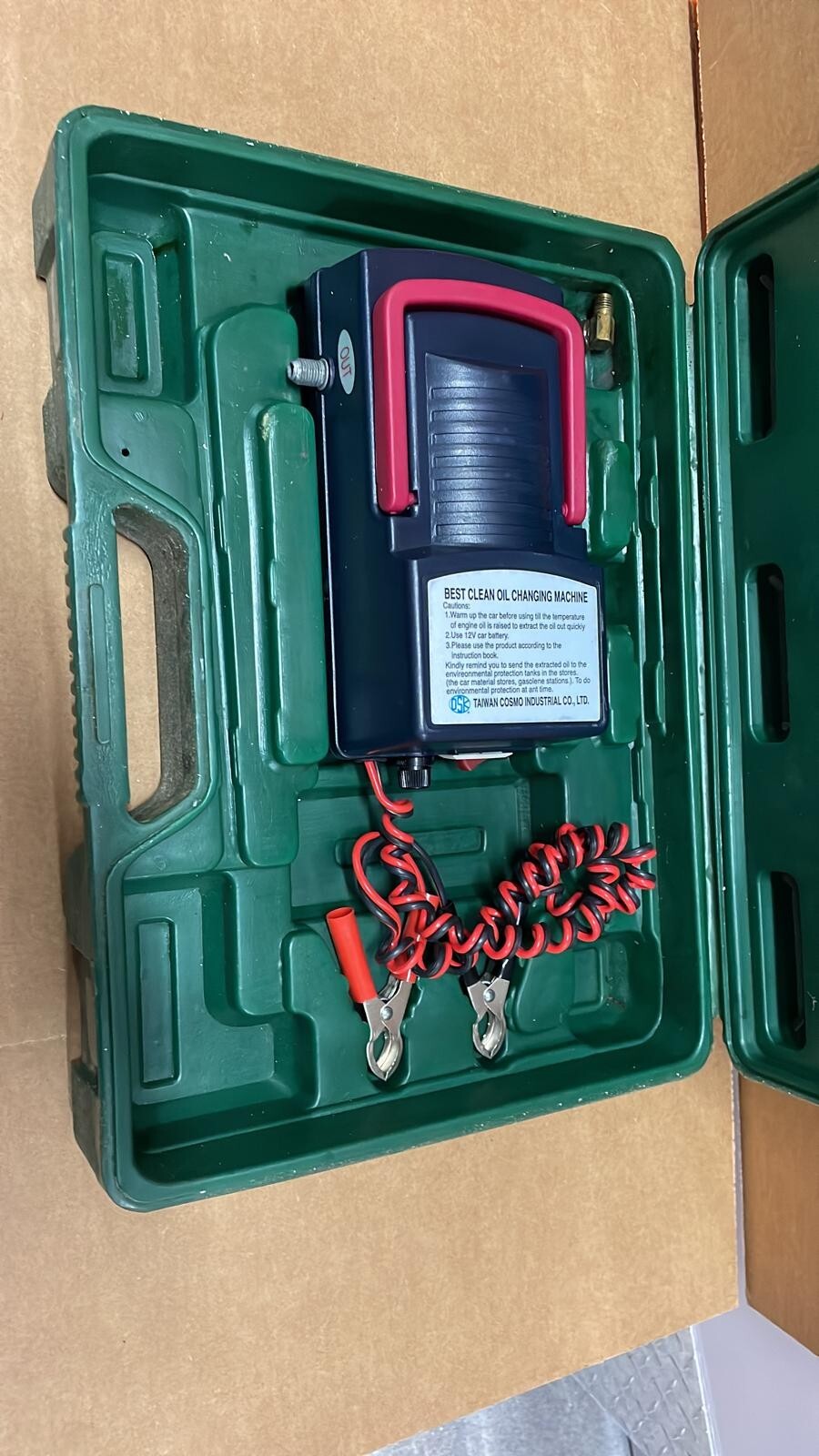 12V Best Clean Engine-Oil Extractor Machine