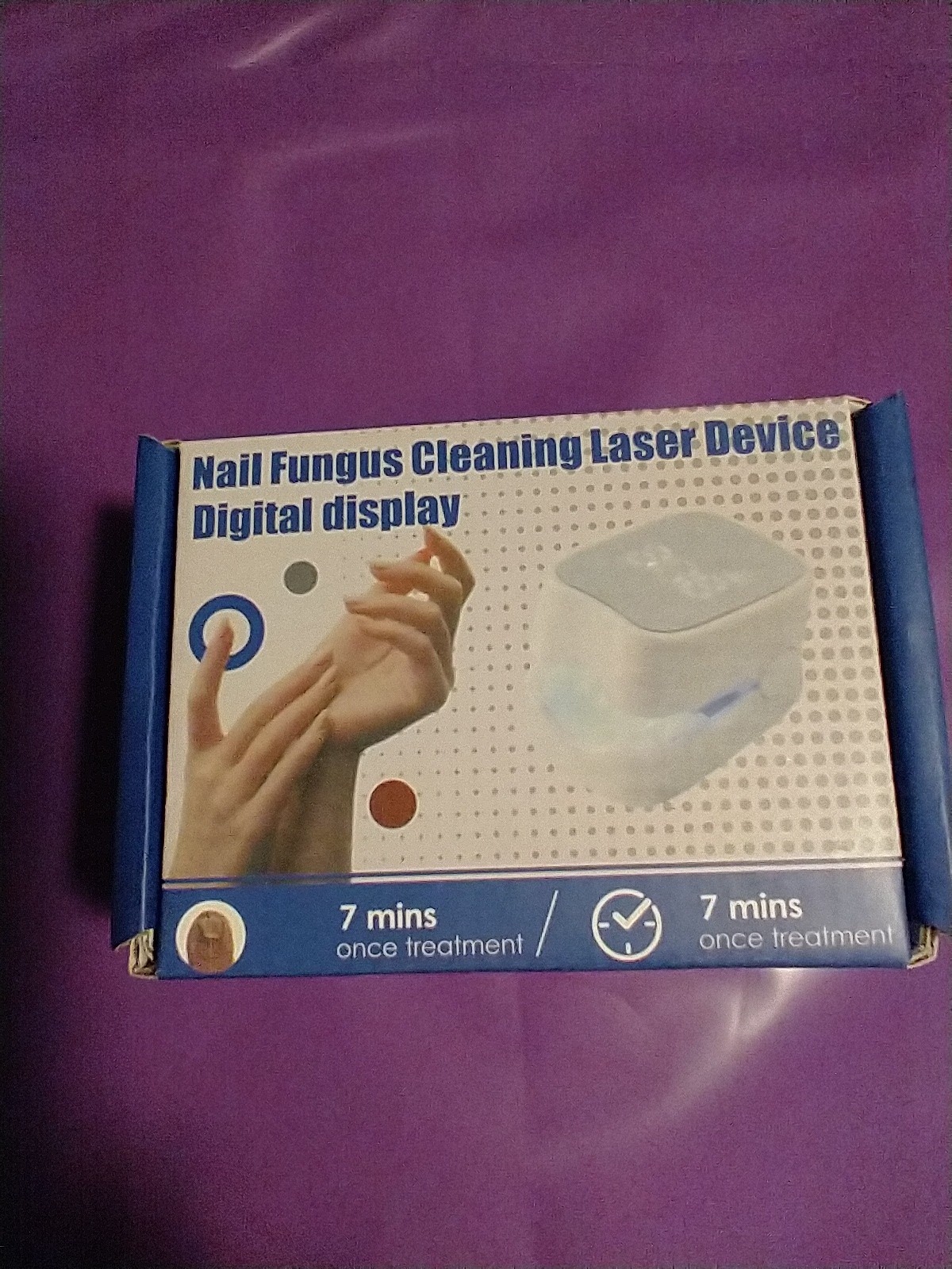 Nail Fungus Laser Device in Black Treatment for nails New open box