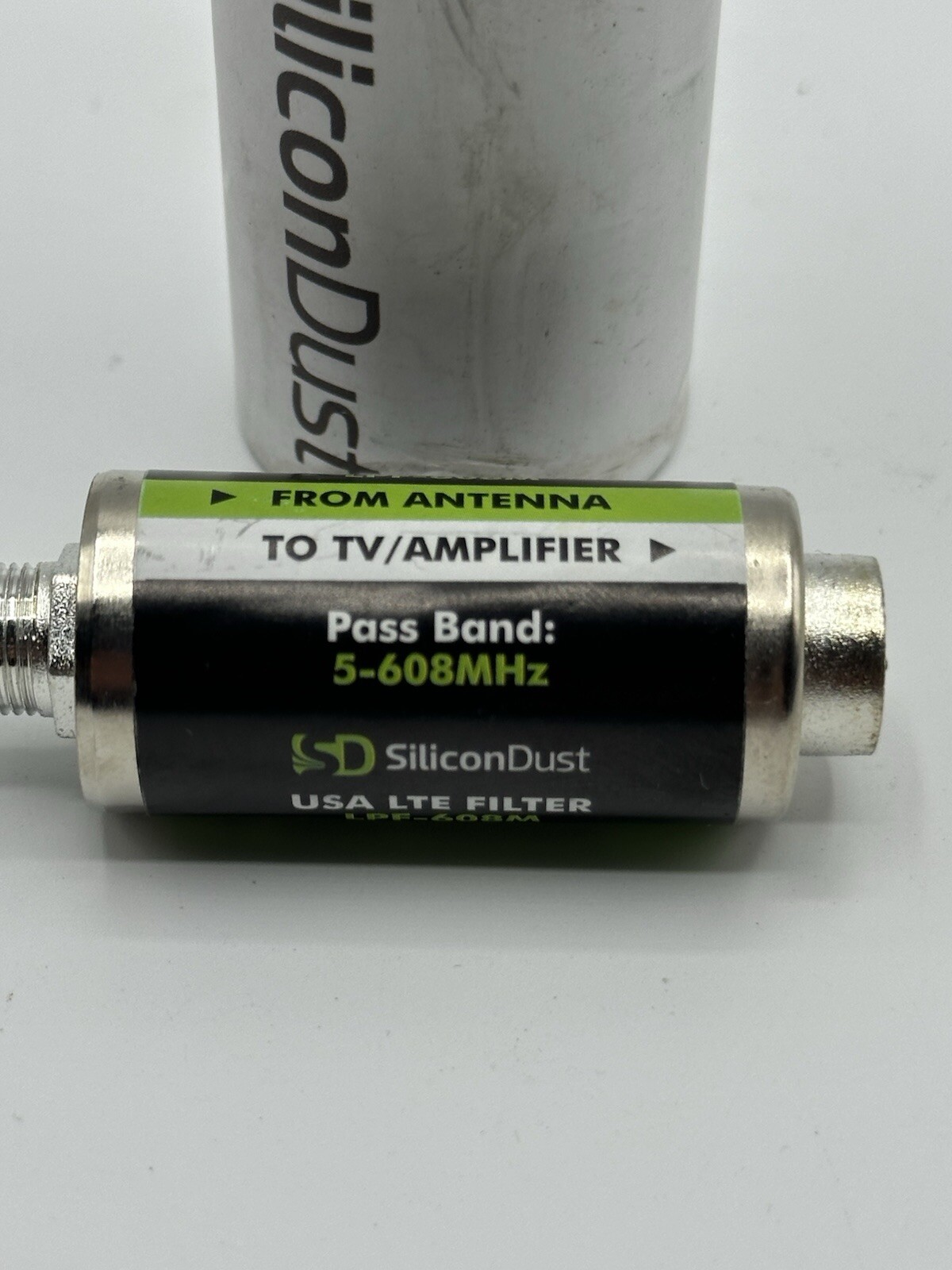 SiliconDust LPF-608M LTE Filter for TV Antenna Pass Band: 5-608MHz