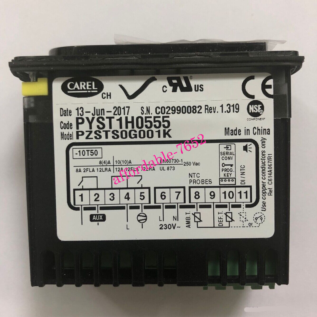 1PC CAREL PYST1H0555 PZSTS0G001K Temperature Controller DHL or FedEx