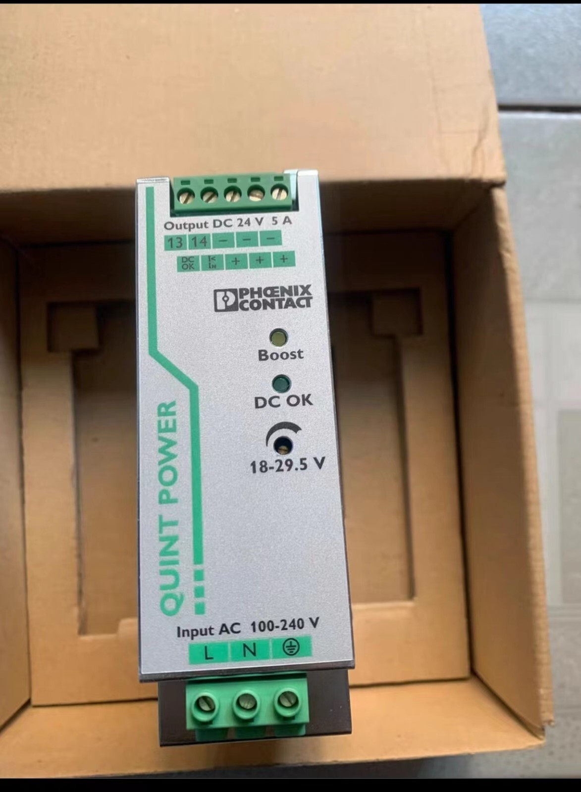 Newest In Box PHOENIX CONTACT 2866750 QUINT-PS/1AC/24DC/5 Switch ALL NEW