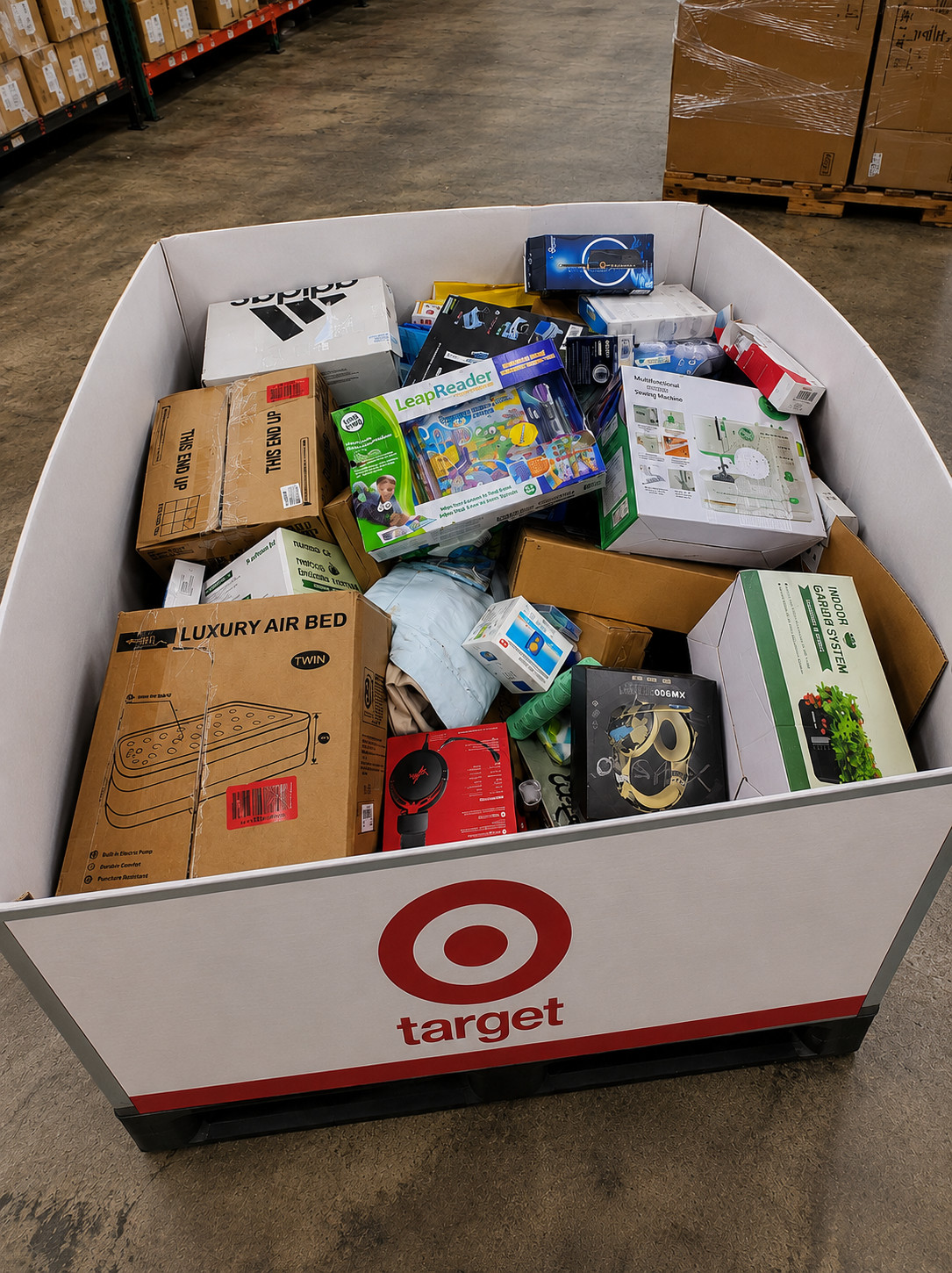 Target Overstock Consumer Merchandise with Home Products