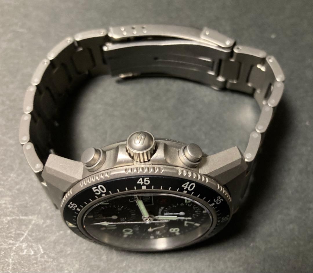 SINN Watch 103.TI.AR Titanium Black Dial Chronograph Sapphire Crystal w/Box