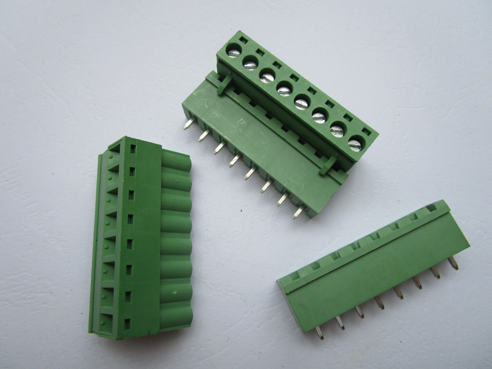 30 pcs Close Straight 8 pin 5.08mm Screw Terminal Block Connector Plugbale Type