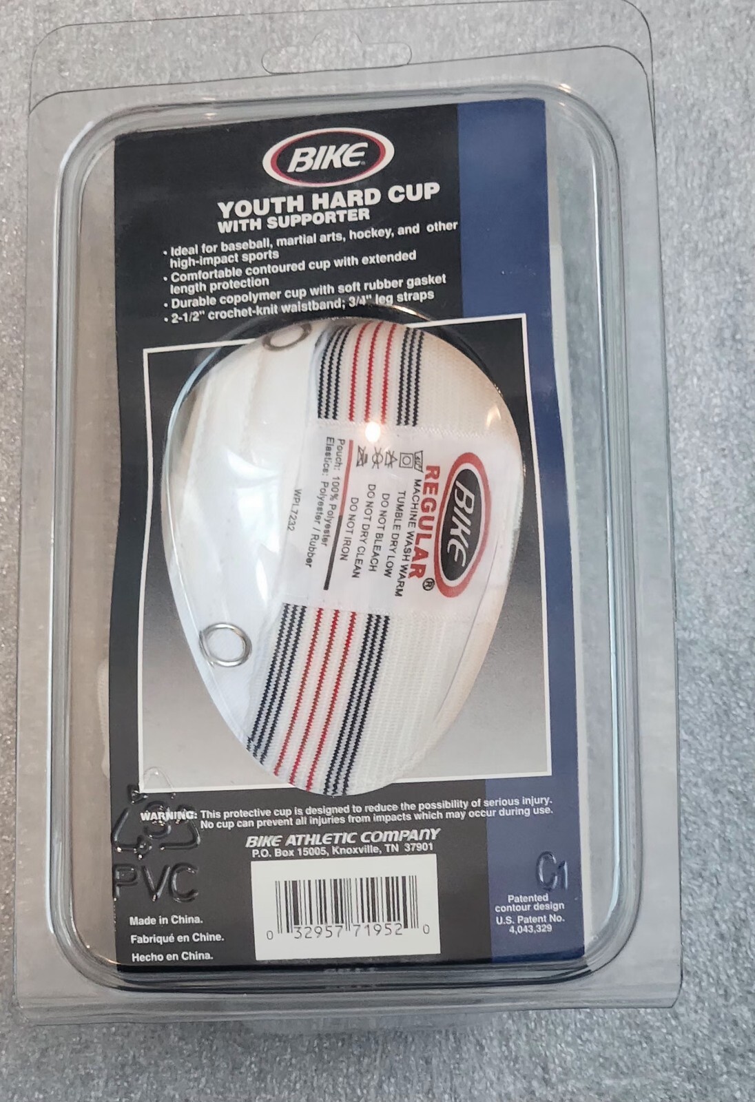 4 Bike Soft Cup with Supporter #7145 Youth Regular 26-28″ Waist