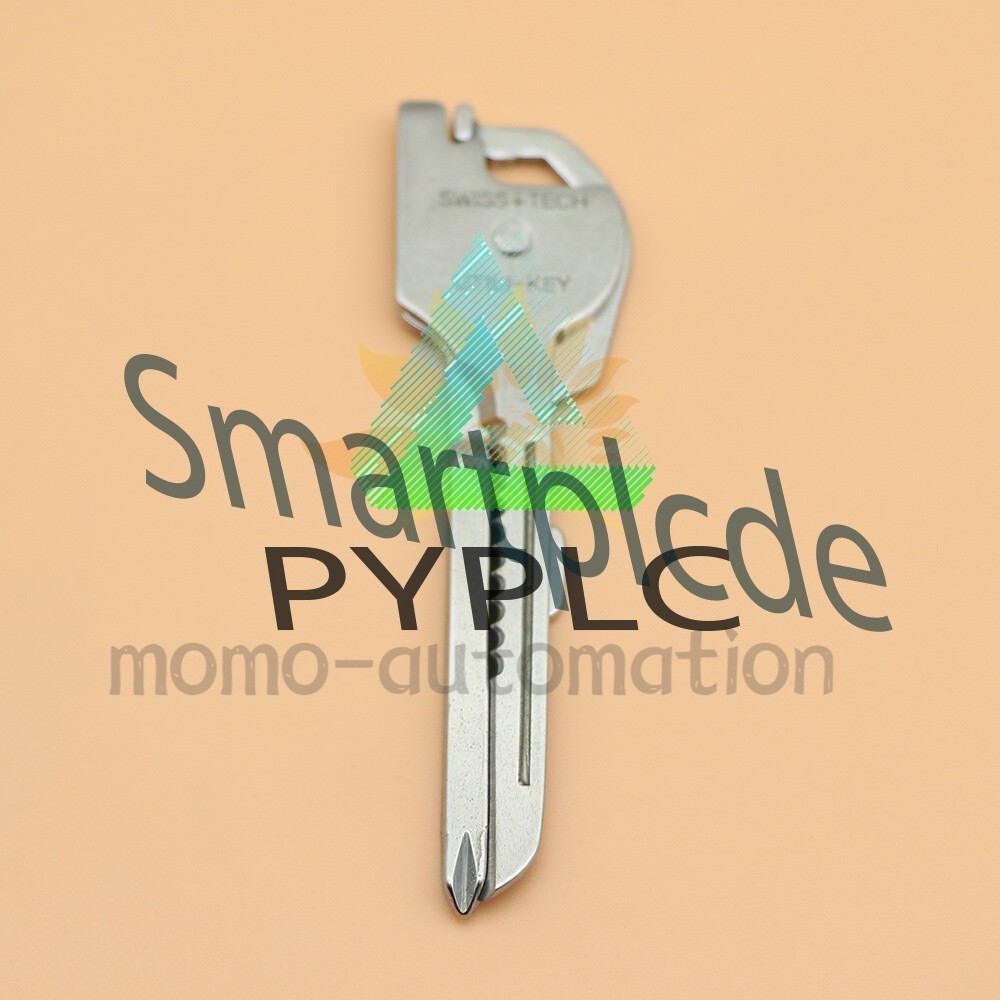 6-in-1 Utili Key Tool Keyring Keychain Gadgets Multifunction Stainless Steel ~