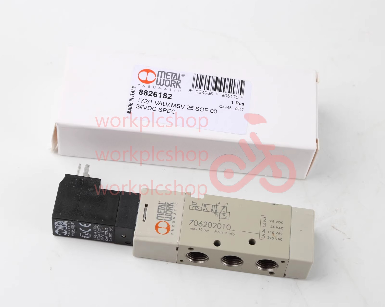 1pc Italian METAL WORK solenoid valve 706202010 24VDC