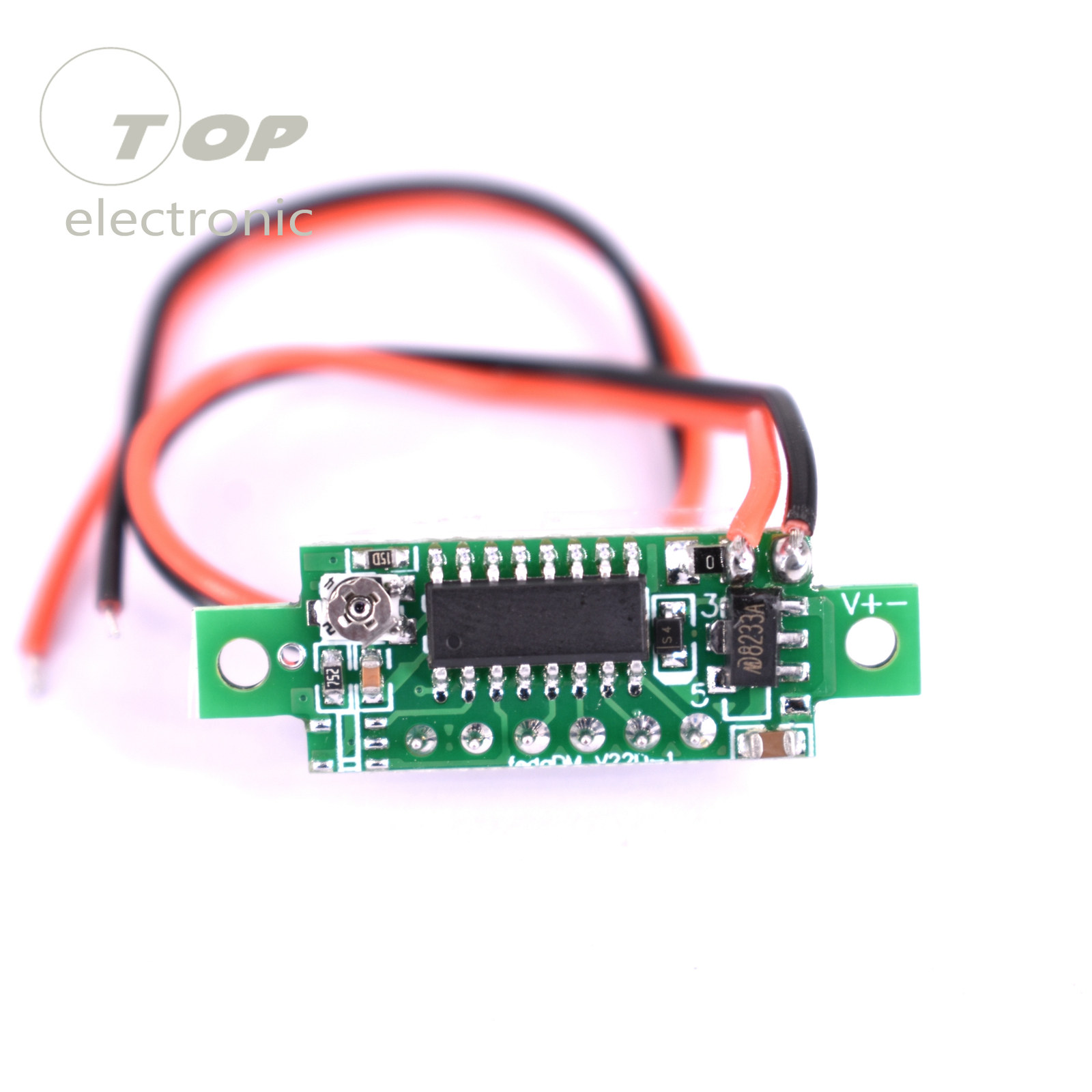 0.28″ DC Digital Voltmeter Panel Mount Green LED Voltage Volt meter 2.50~30V