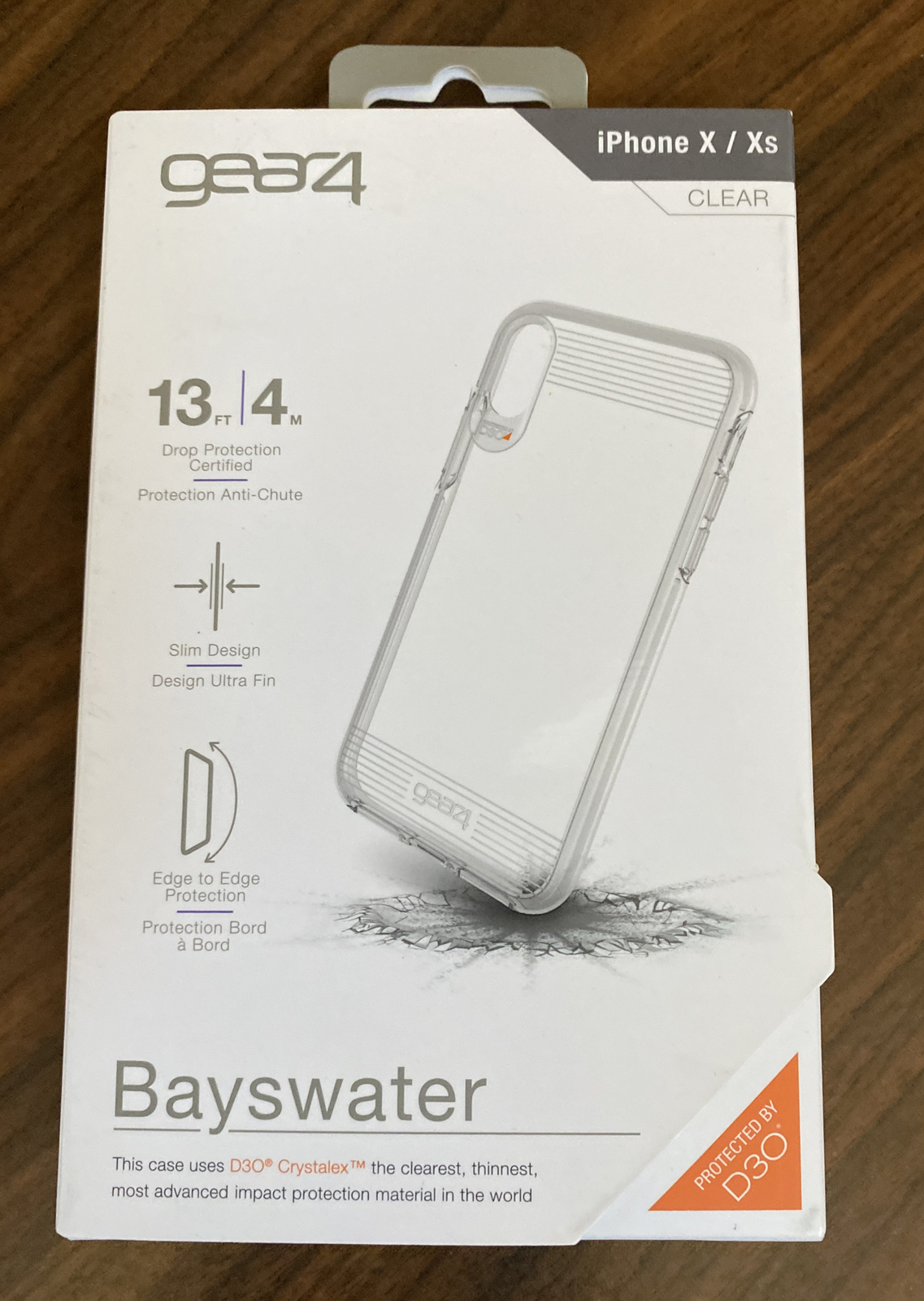Gear4 iPhone X / Xs Clear Protective Case gear4 Bayswater New!
