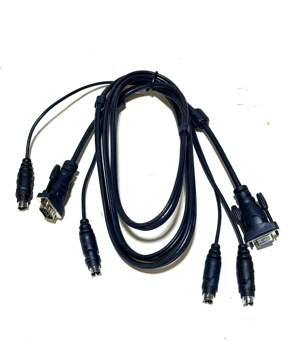 Lot of 12 BELKIN OMNIVIEW ALL IN ONE KVM PS/2 VGA, 6Ft