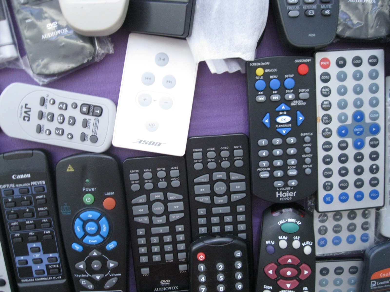 LOT OF mixed REMOTE CONTROLS ORIGINALS ONLY ABC
