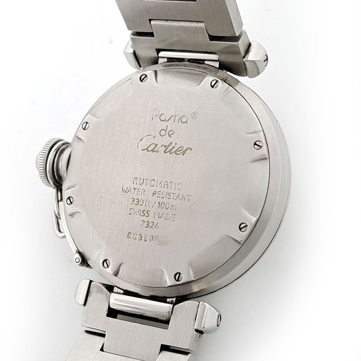 Cartier Watch Pasha C de Cartier W31015M7 Automatic Stainless Steel Silver Men’s