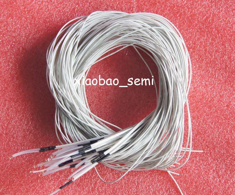 10x Reprap NTC 3950 Thermistor 100K with 1 Meter wire for 3D Printer Bed/Hot End
