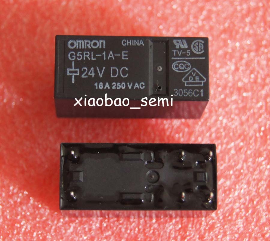 10PCS G5RL-1A-E-24VDC 16A 250VAC ORIGINAL OMRON