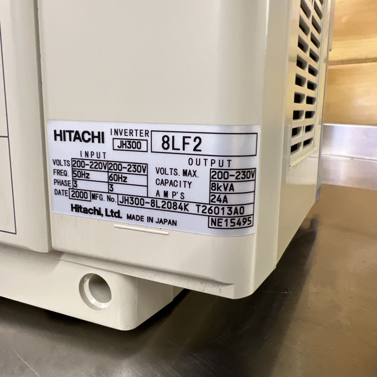 MINT YEAR 2000 Fanuc Laser Hitachi JH300 8LF2 JH300 IGBT INVERTER Tested