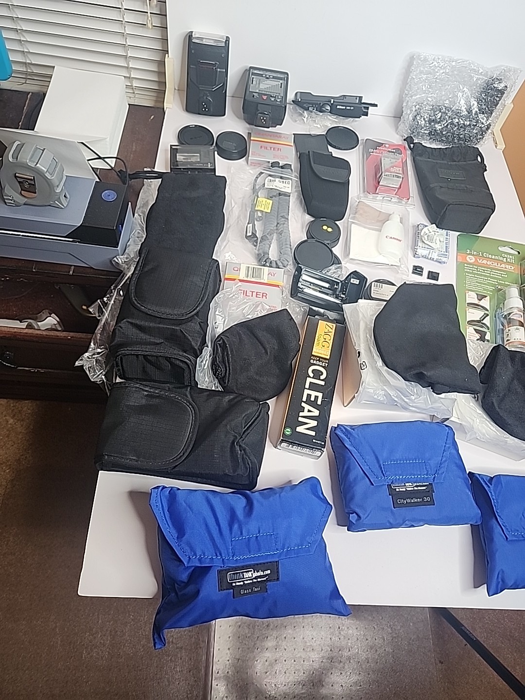 Assorted Lot Of Photography Equipment/ Parts ~ Cables, Electronics ~AS IS Mixed