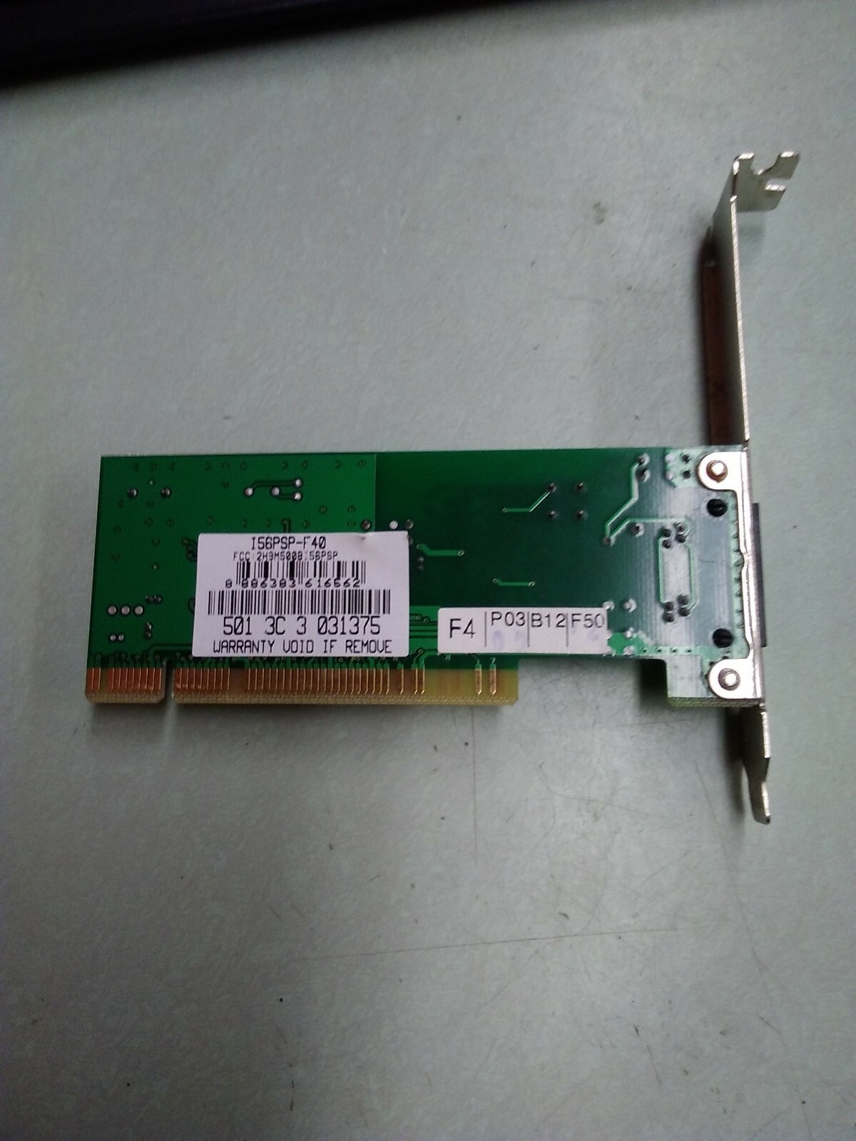 Computer Fax Modem Card Modem 100-00006-1R1 I56PSP-F40 DIAMOND
