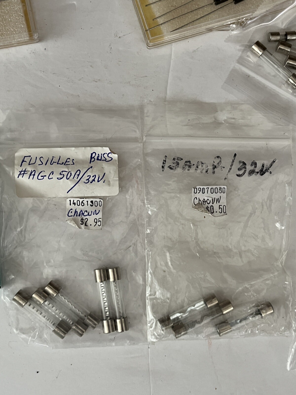 Lot of various NEW electronic components (from closed store) Fuses