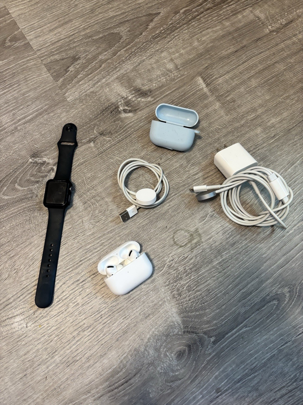 Apple Watch & AirPods Mixed Lot with Chargers, Bluetooth, Compatible with iPhone