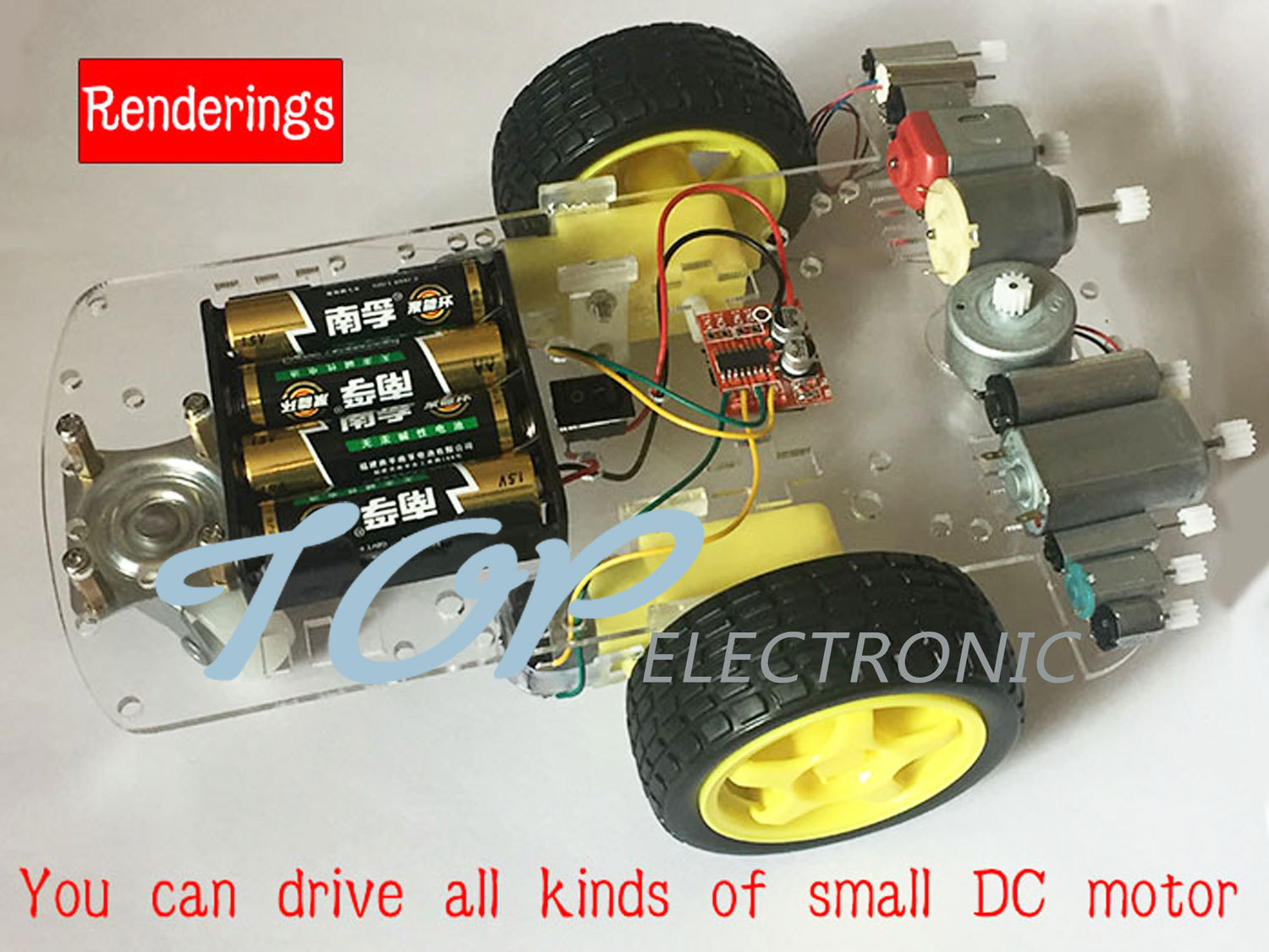 1.5A Mini Dual Channel DC Motor Driver Module Beyond L298N PWM Speed Control