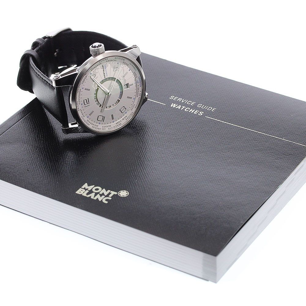 Montblanc 7253 108955 TimeWalker World Time Automatic Men’s Watch w/Warranty