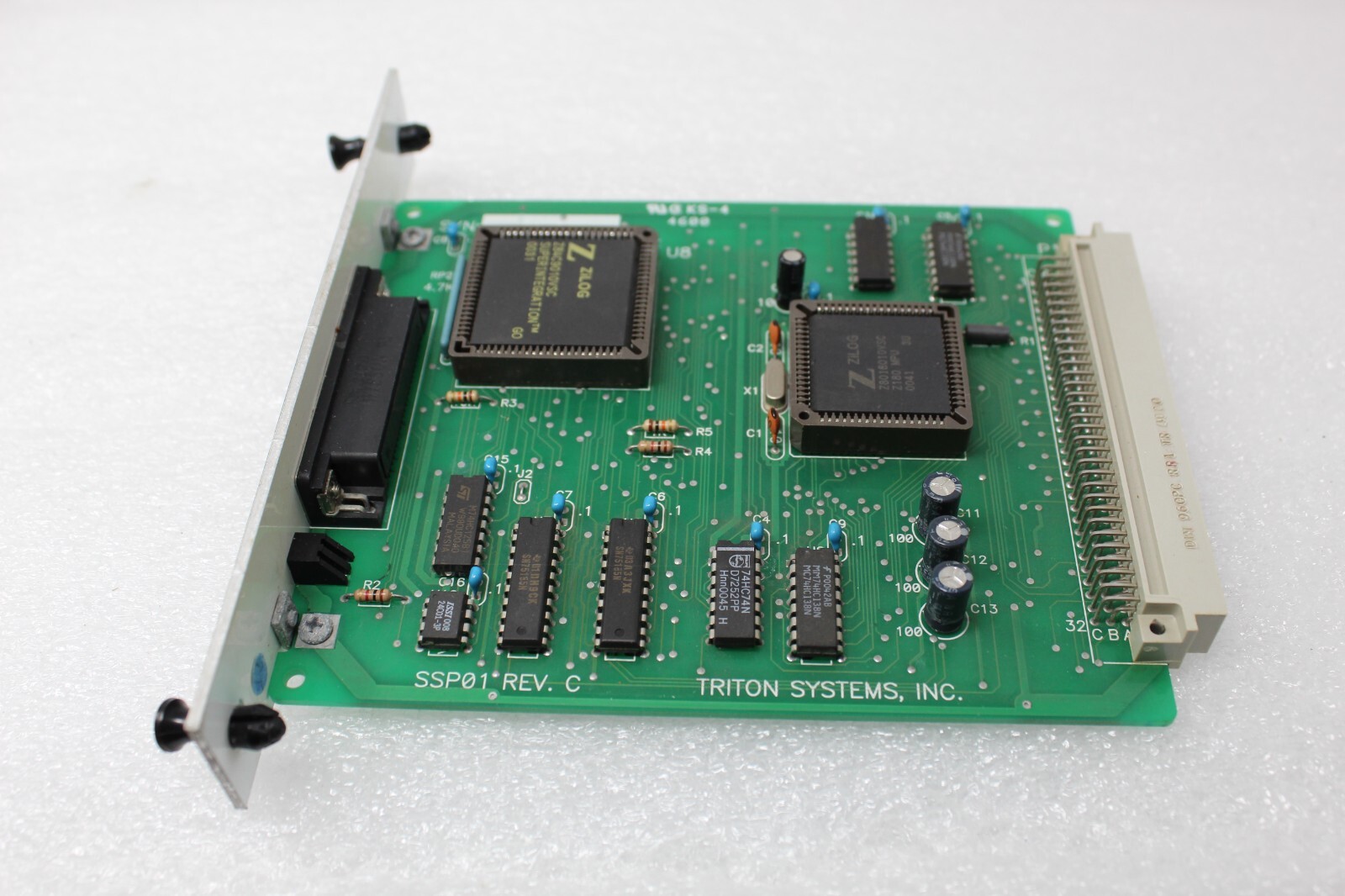 TRITON SYSTEMS CPU CONTROLLER MODULE PLC SSP01 REV. C 9600-2001
