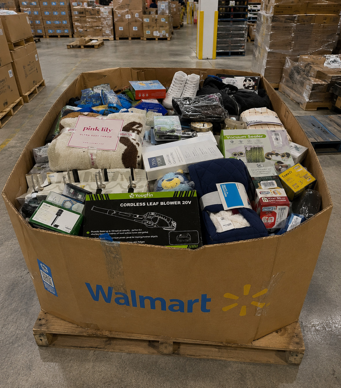 Walmart Mixed Merchandise Wholesale Lot Offering Great Product Variety
