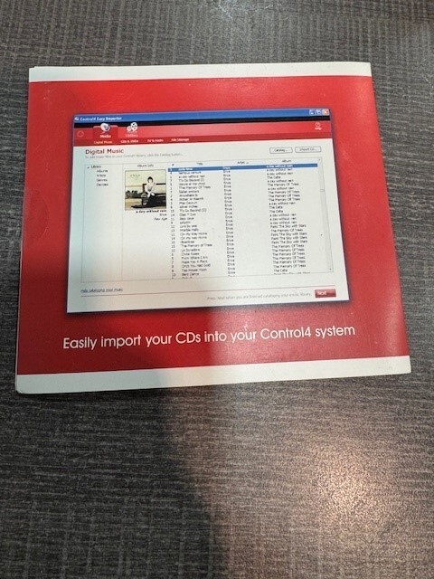 Control 4 Easy Importer to Import CD’s to Control 4 System