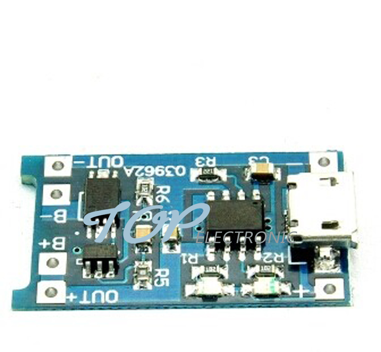 2PCS 5V Micro USB 1A 18650 Lithium Battery Charging Board Charger Module