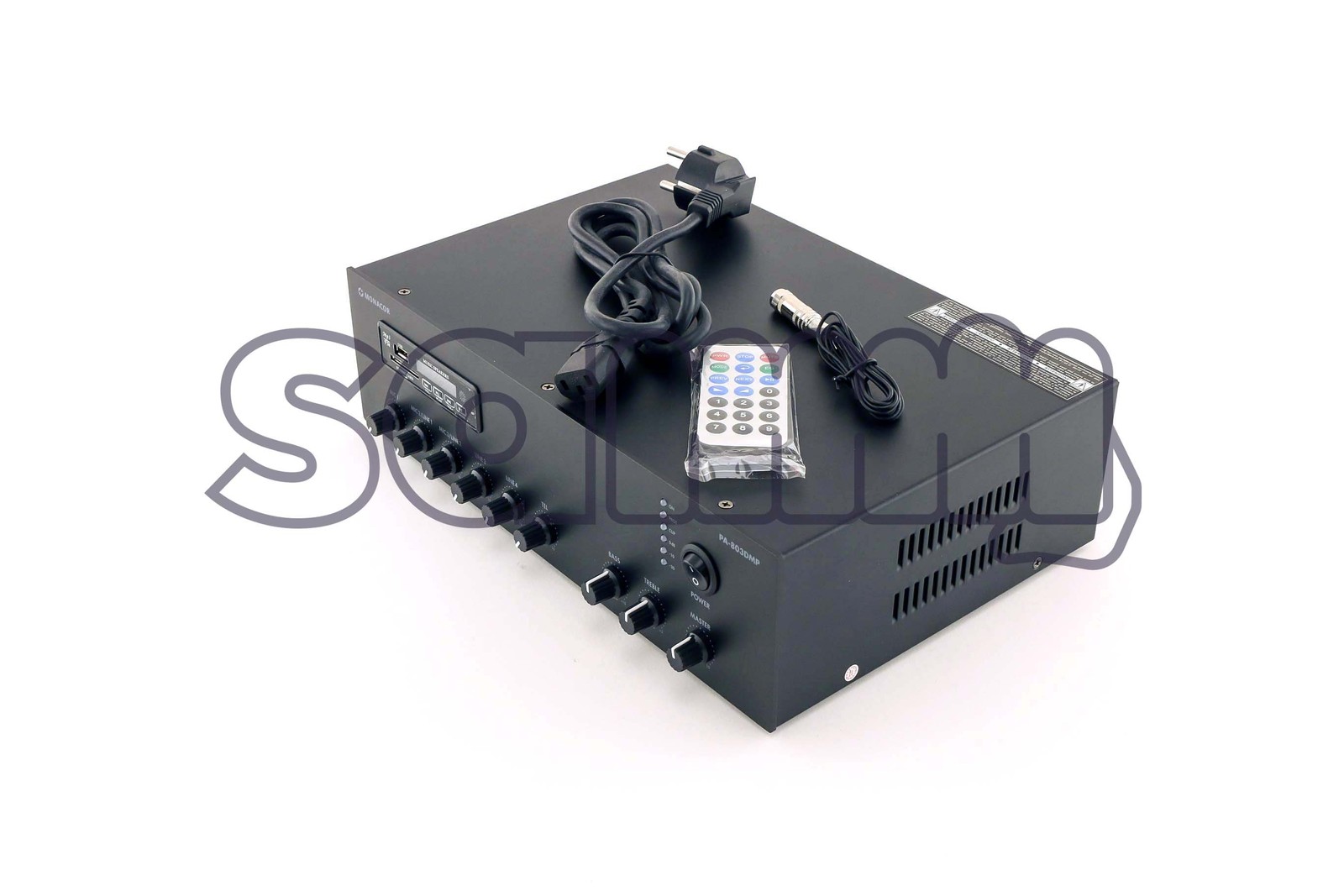 MONACOR PA-803DMP MP3-SPELER MET USB / SD-INTERFACE, FM-RADIO, LED-DISPLAY New