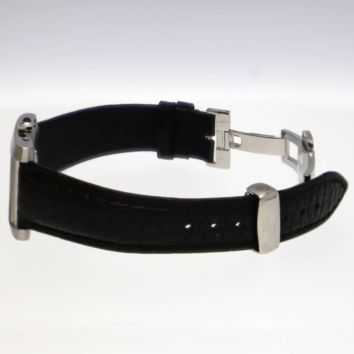 CARTIER W51002Q3 Tank Francaise Silver Dial SS Leather Automatic Women’s Watch