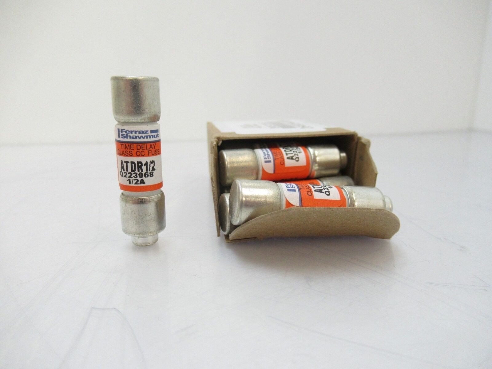 ATDR1/2 ATDR12 Mersen Ferraz Shawmut Fuse 1/2 A, Time Delay, Class CC Pack Of 10