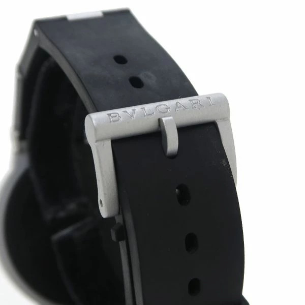 Bvlgari Aluminum 40mm BB40AT Men’s Watch Box Round Date Dial Accessary Auth