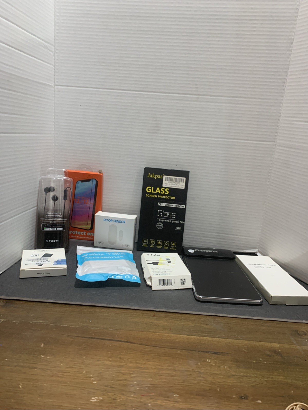 Lot of 9 Electronics Accessories Sony Fitbit Energizer Charger Bundle