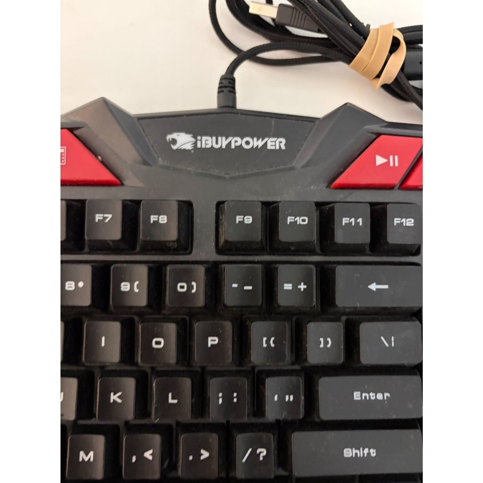 gaming keyboard and headset