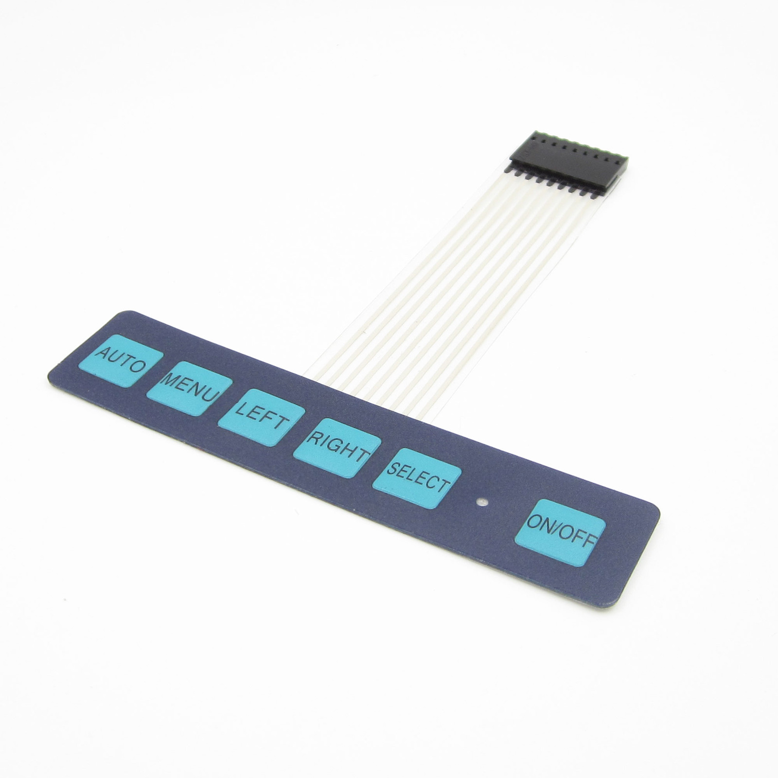 1×6 Matrix Array 6 Key Membrane Switch Keypad Keyboard 1*6 Keys with LED