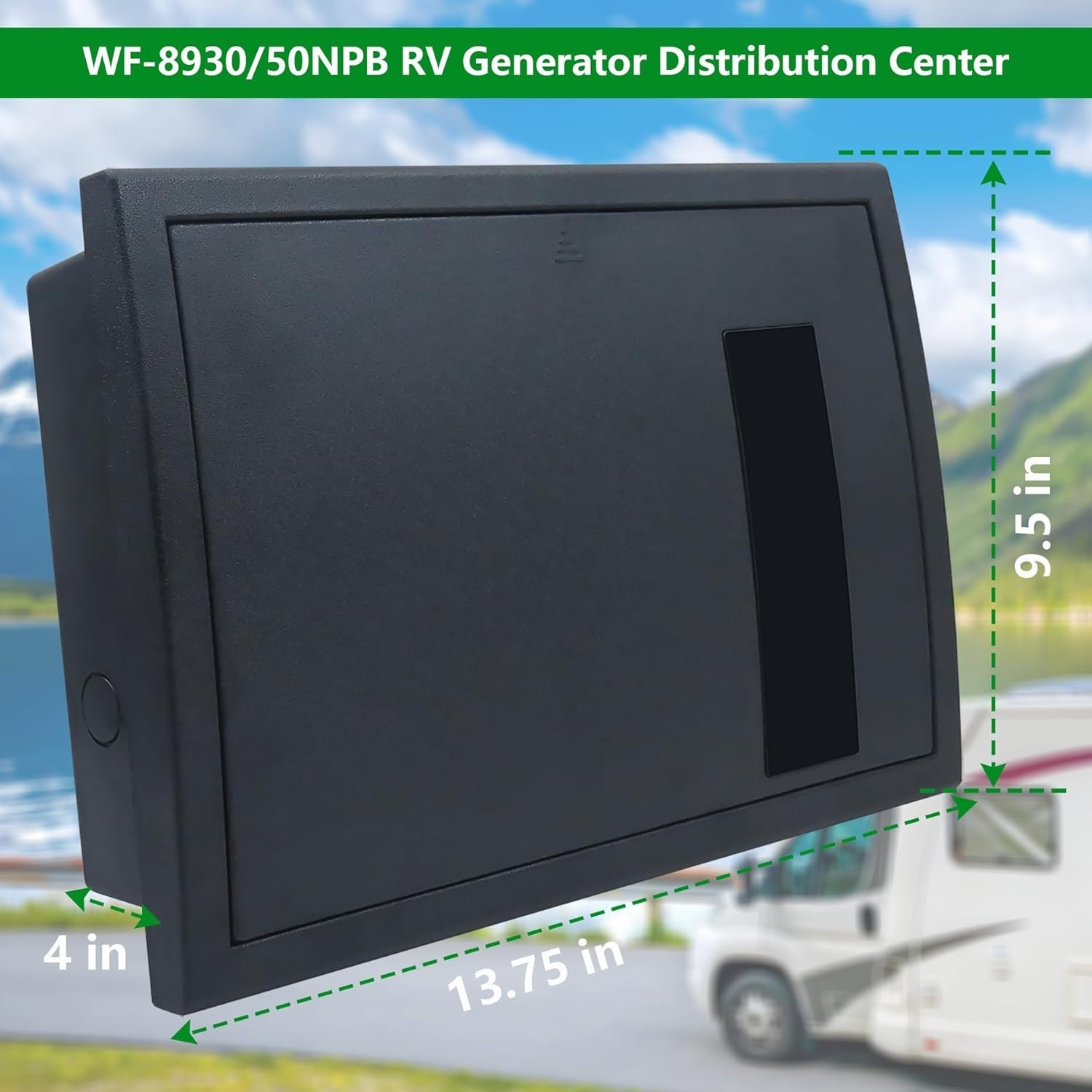 RV Electrical Panel Wf-8930/50NPB, AC Distribution Center 50 Amp w/ 27 Circuit